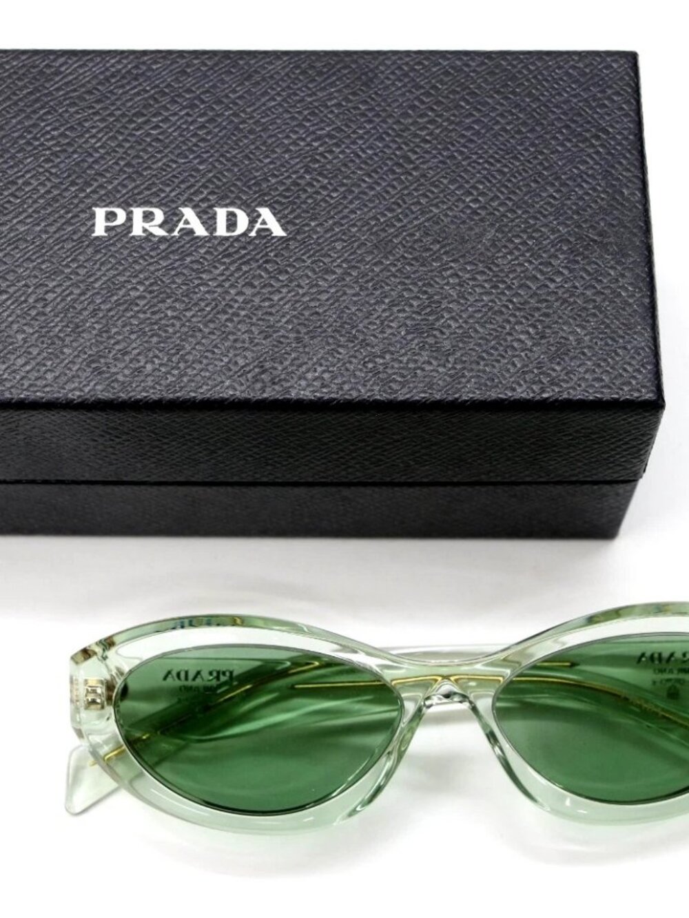 Prada SPR 26Z 55/16 145 Women's Sunglasses - Transparent Mint Green